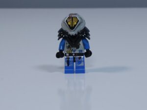 The UFO Zotaxian Alien minifigure from the LEGO Cyber Saucer (set 6900). 