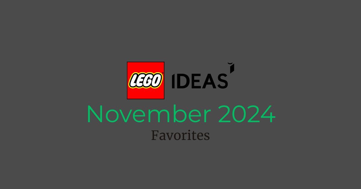 My Favorite Retro LEGO Ideas (November 2024)